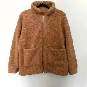 Carmel Brown Teddy Jacket 